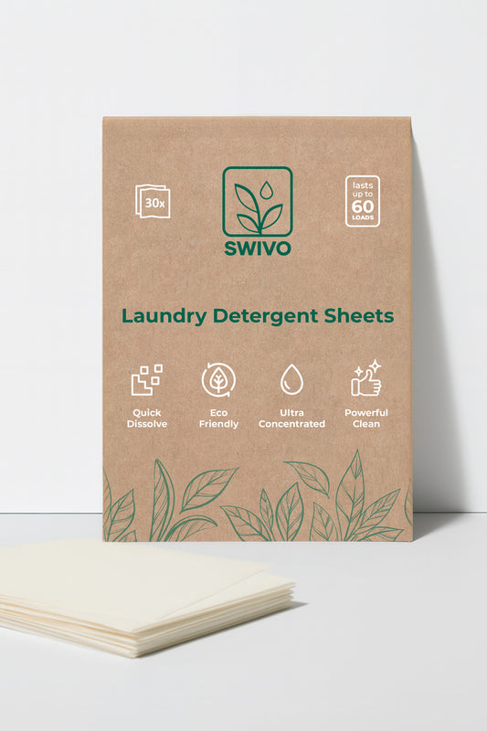 Swivo Laundry Detergent Sheets - 60 Loads Eco Liquidless Soap